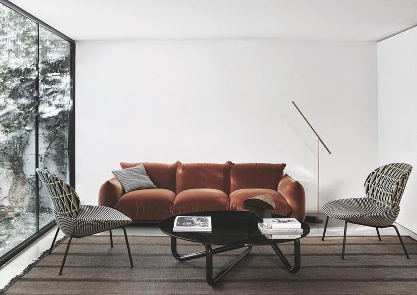 arflex Мягкий 3-х местный диван из ткани Marenco sun-id-1467905 - Вид №1