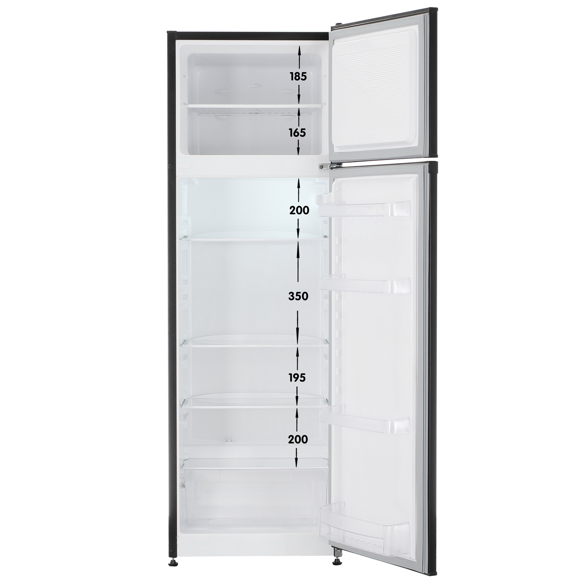 9070800 Холодильник с морозильником   Nordfrost NRT 144 232 черный STDN-0067757 - Вид №1