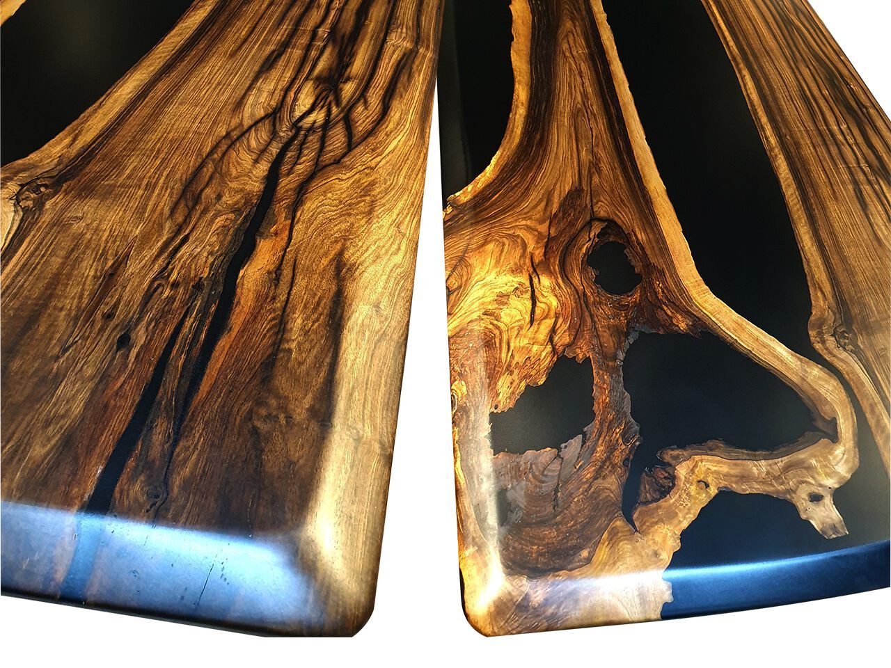 Прямоугольный стол из орехового дерева и смолы Legnor LEG2408804 ARCH-00118825 - Вид №3