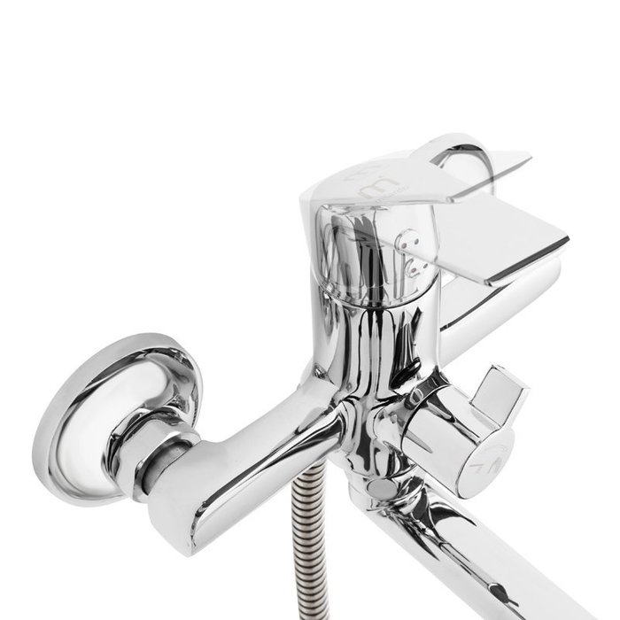 NELSBLCM10 Смеситель для ванны с длинным изливом с керамическим дивертором Milardo Nelson - Вид №3