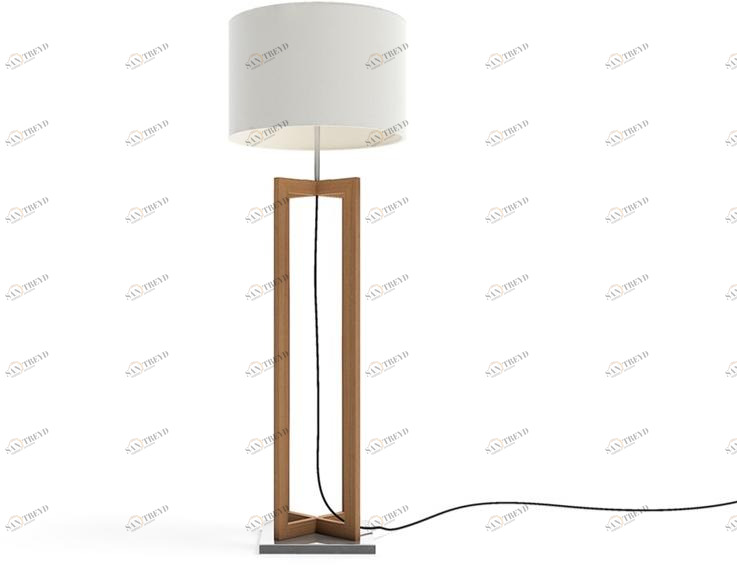 Atmosphera Торшер для наружного освещения из тика и абажура из текстиля Vertigo Vg.fl