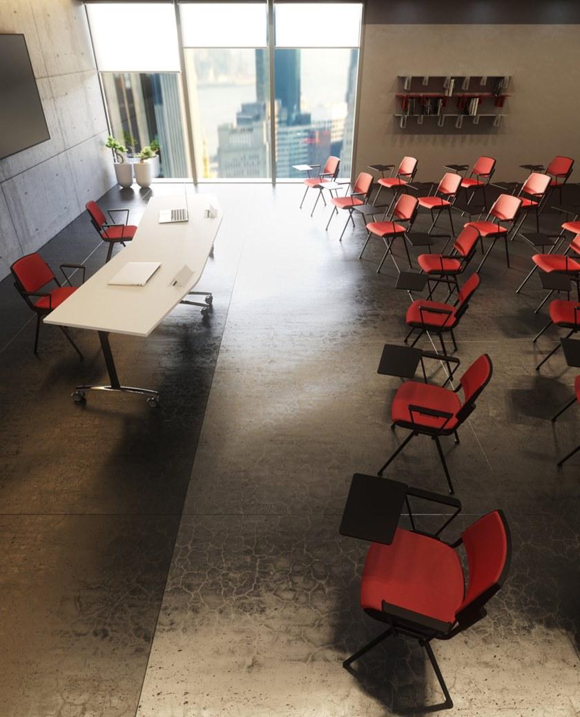 IBEBI Штабелируемый стул с огнестойкой обивкой sun-id-1464766 - Вид №5