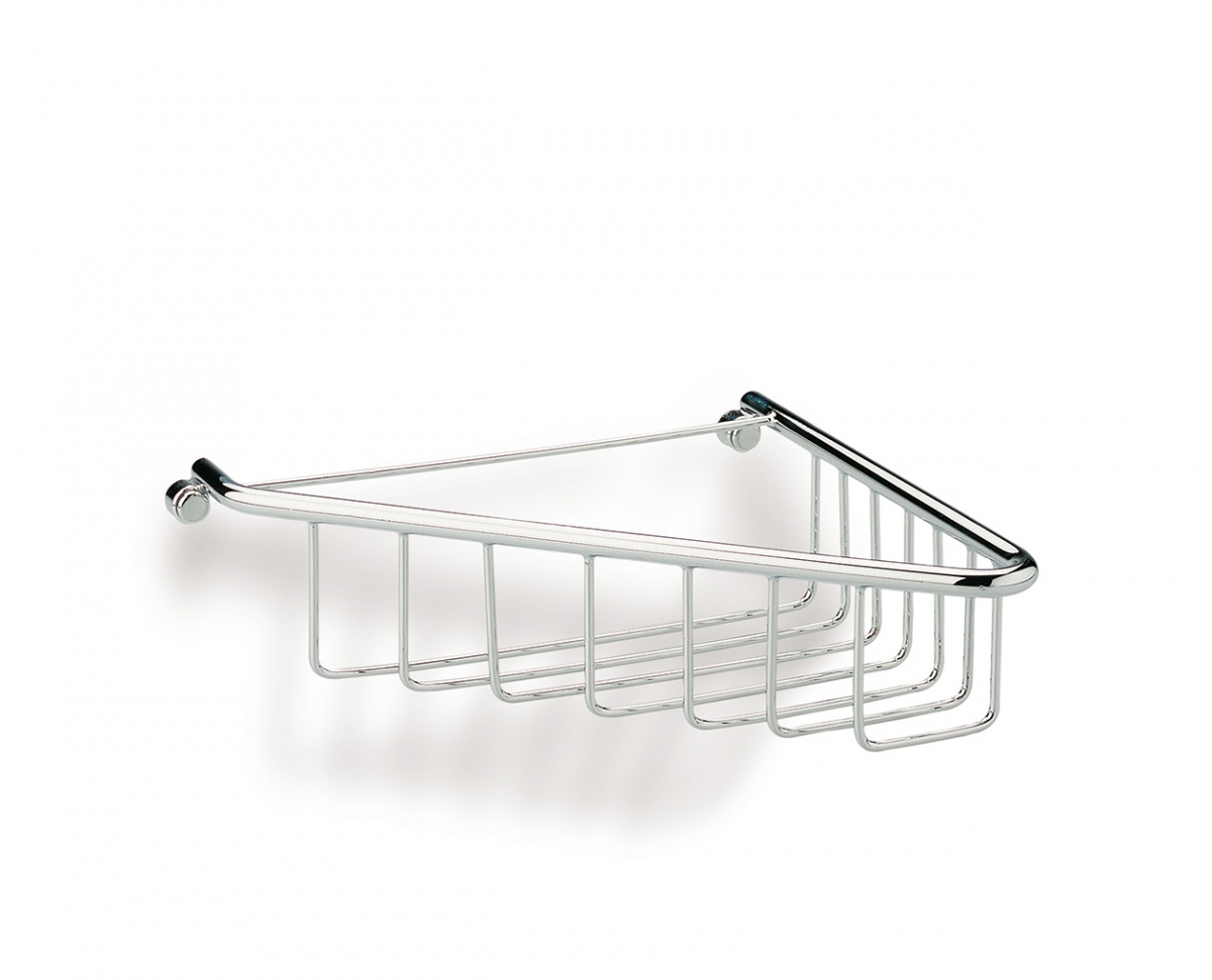 571(08) Stil Haus, решётка в ванную 1-уровневая угловая, высота 5 см, цвет хром 