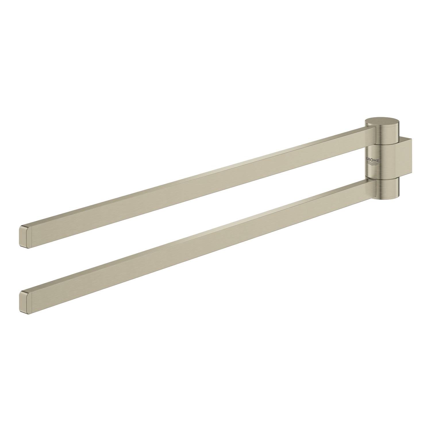 Держатель для полотенца GROHE Selection, двойной, поворотный, никель матовый (41063EN0)