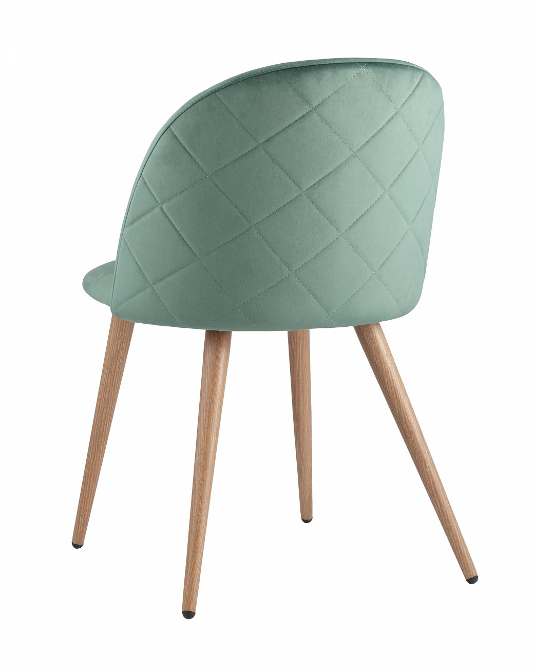 Стул с мягкой обивкой мятный с ромбами "Лион" STOOL GROUP ДИЗАЙНЕРСКИЕ 00-3881975 Зеленый  - Вид №3