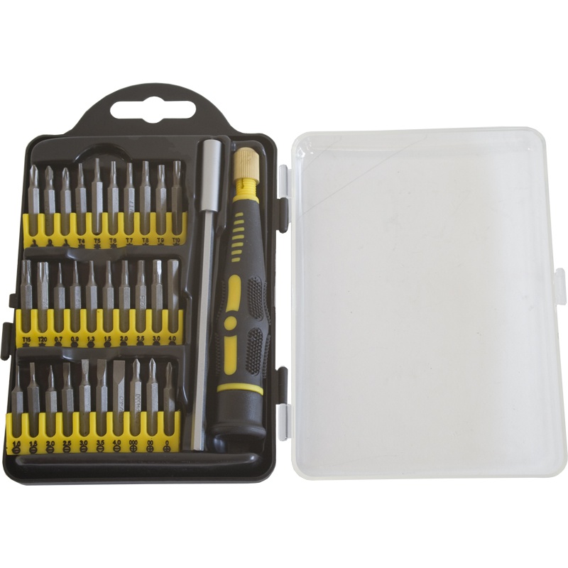 51957 Калибр Набор насадок сменных с отверткой для точных работ НСО-32  - Вид №1