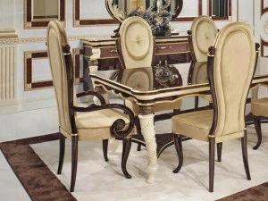 Turri Стул для ресторана из мягкой ткани с подлокотниками Prestige