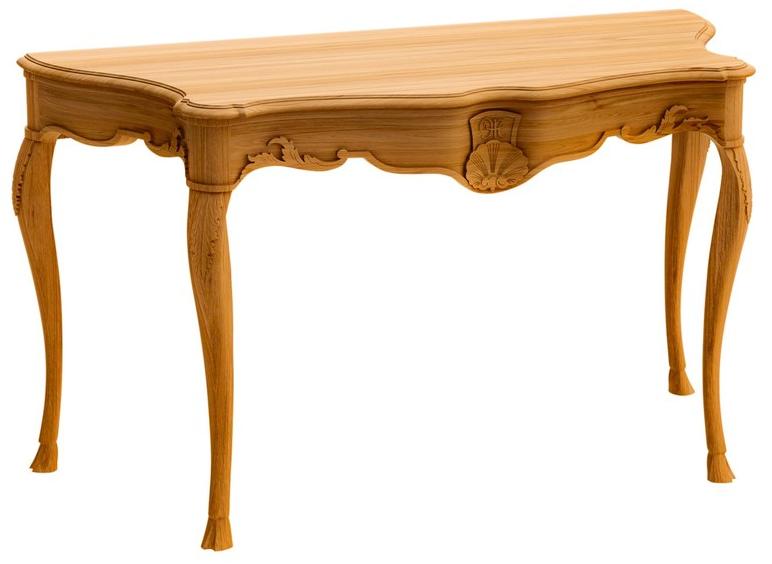 ASTELLO Садовая консоль из тика Fleur de lys sun-id-1424009 - Вид №2