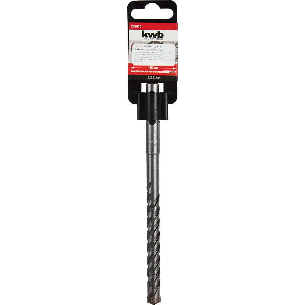 Бур по бетону SDS-plus KWB 261010 10x160 мм 88266041 STLM-2053520  - Вид №3