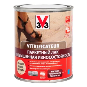Лак паркетный V33 прозрачный 0.75 л 10781146 STLM-2156572