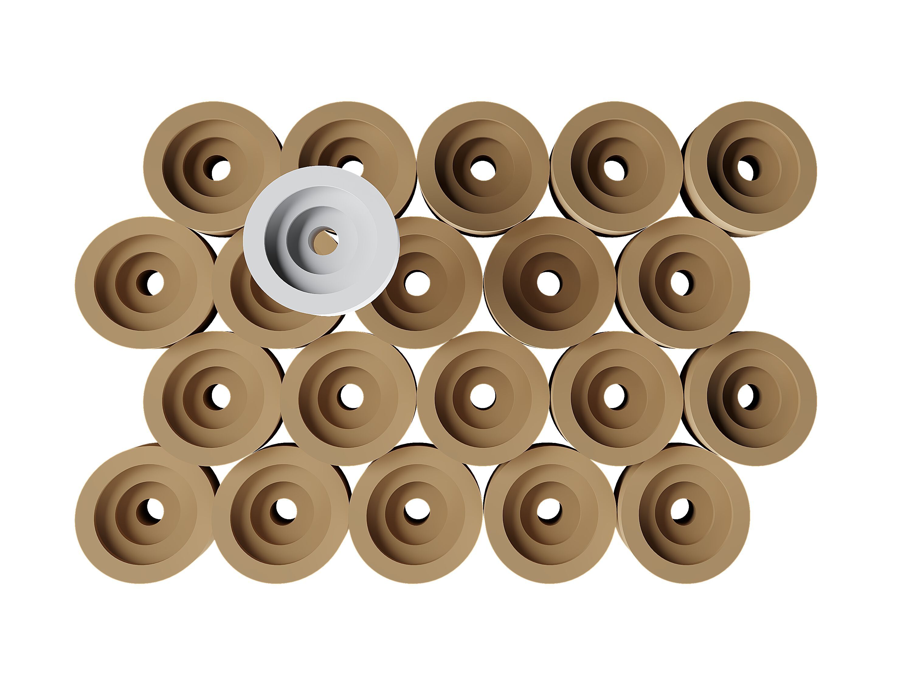 Трехмерное гипсовое покрытие WallDeco дизайн ARCH-00144031 - Вид №2