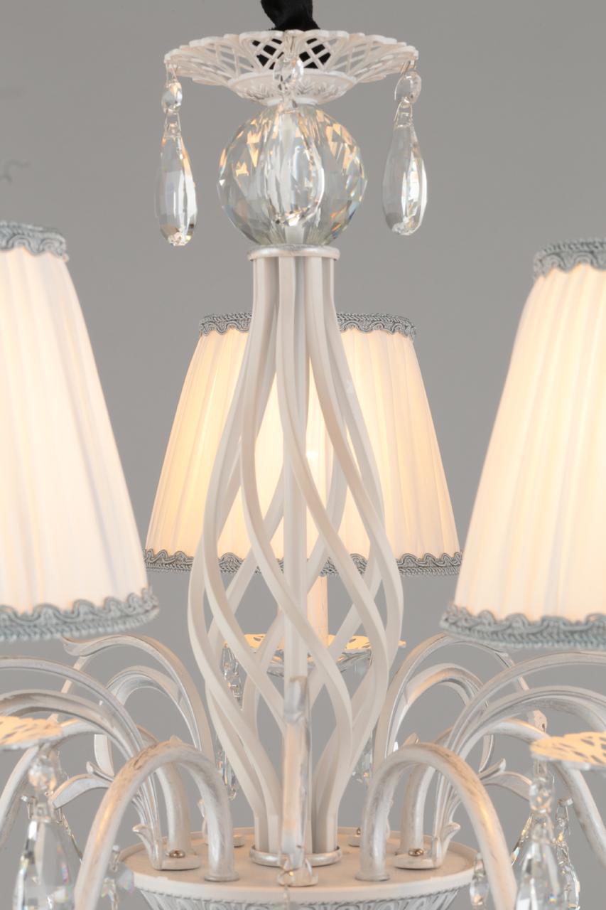 Подвесная люстра Omnilux Cremona OML-60813-05 OMNILUX ДИЗАЙНЕРСКИЕ, CREMONA 279718 Белый  - Вид №2