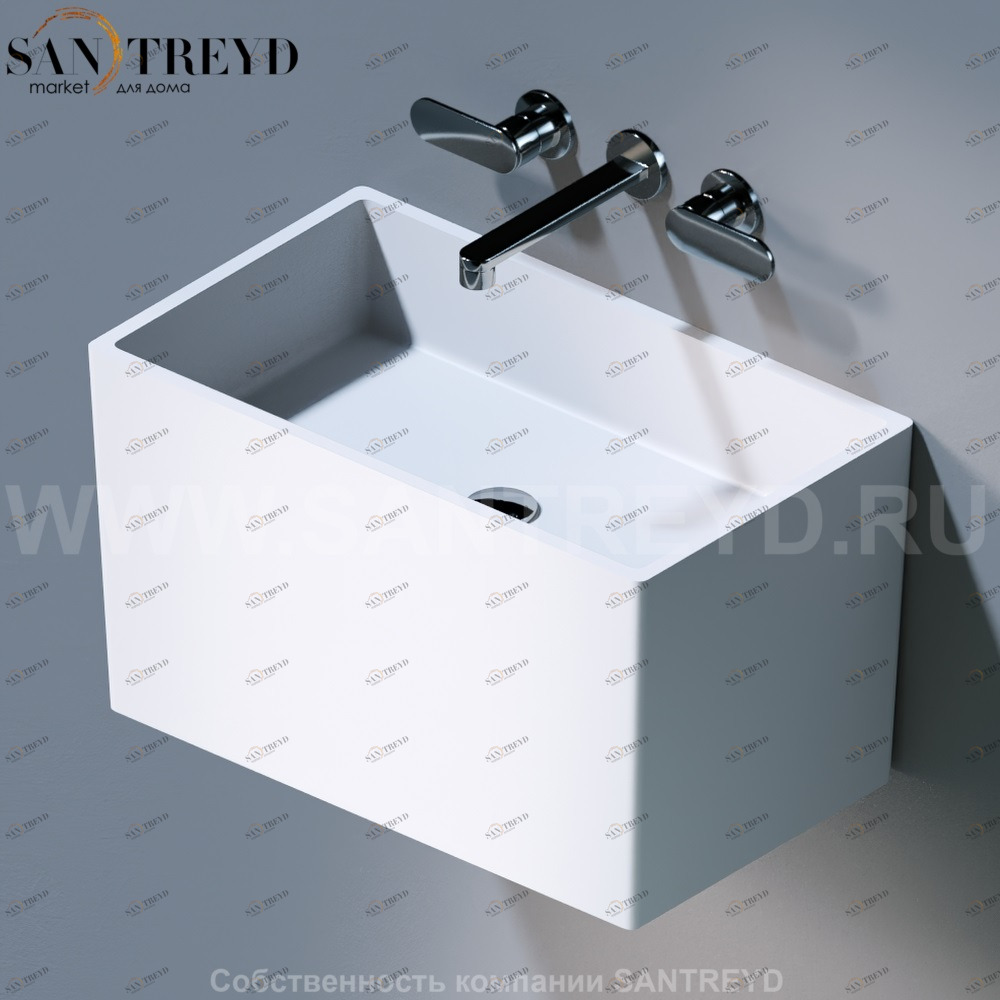 L111.101 Подвесная раковина настенная овальная A. e T. Italia TOWER белая AeT ITALIA