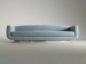 ROSSATO ARREDAMENTI 3-х местный бархатный диван Home