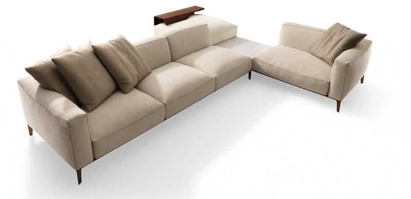 Giorgetti Квадратный пуф из ткани Aton sun-id-1486239 - Вид №1