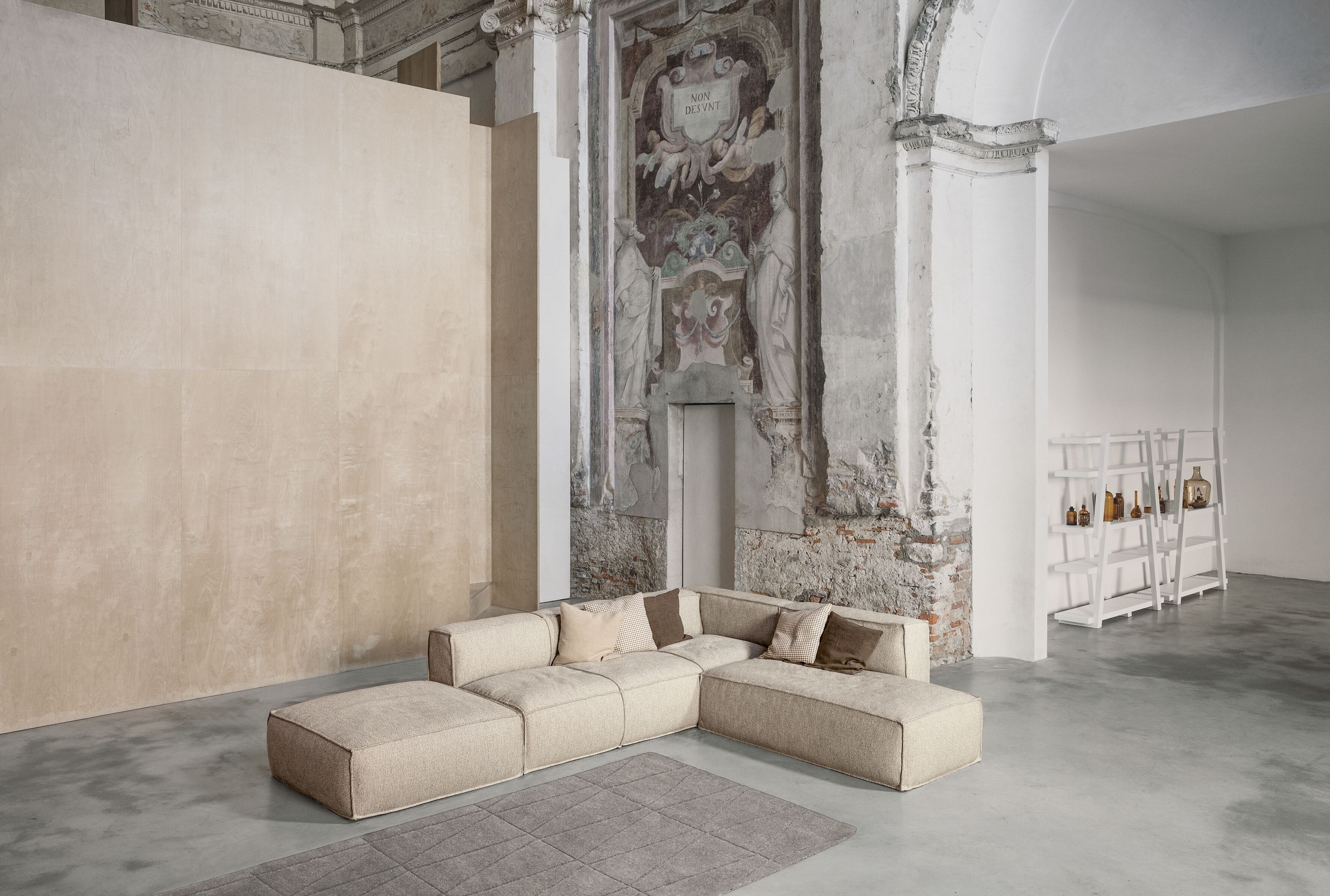 Модульный тканевый диван BONALDO арахис ARCH-00098902 - Вид №2