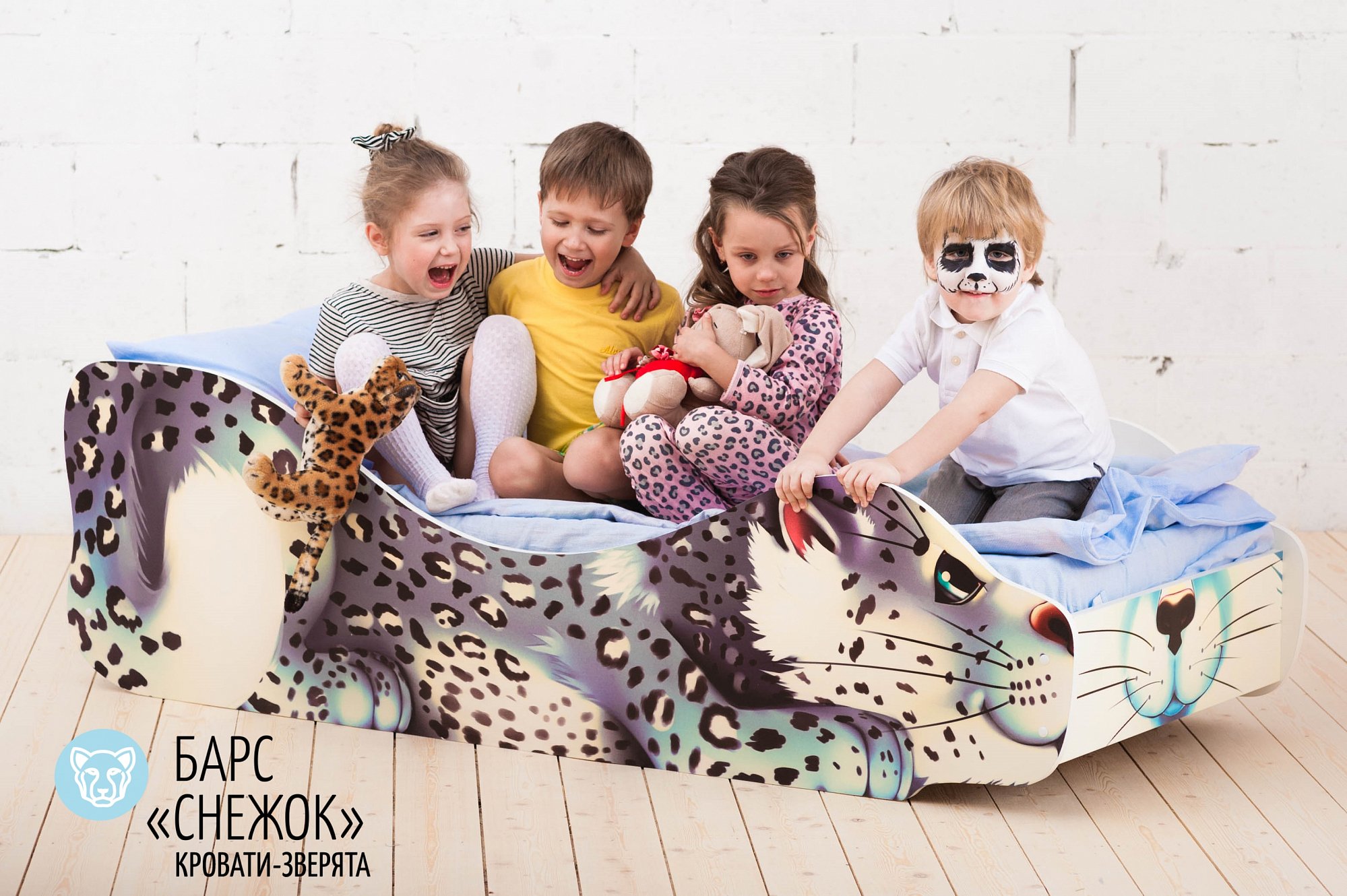 Детская кровать "Барс Снежок" БЕЛЬМАРКО  326789 Серый Santreyd  - Вид №5