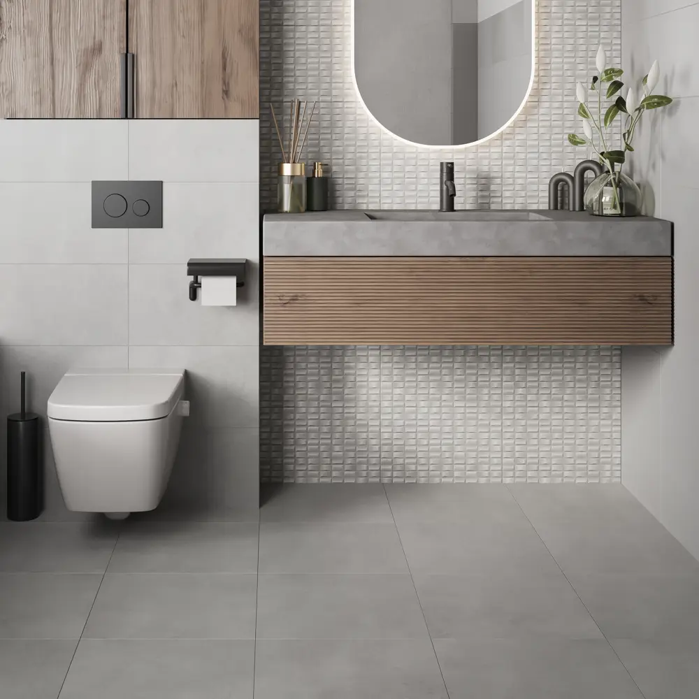 Керамогранит Урбан 40x40 см 1.76 м² цвет серый Gracia Ceramica STLM-2170124