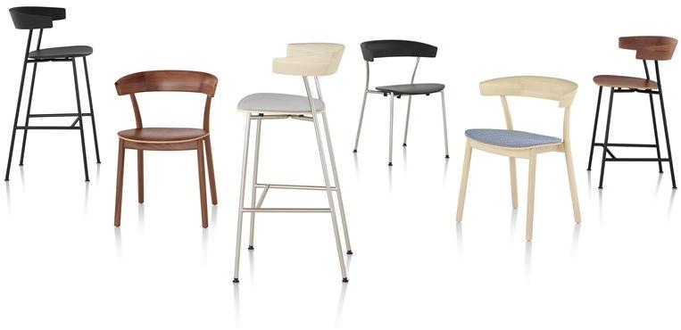 Herman Miller Деревянный стул на деревянной или металлической основе Leeway sun-id-1493939 - Вид №9