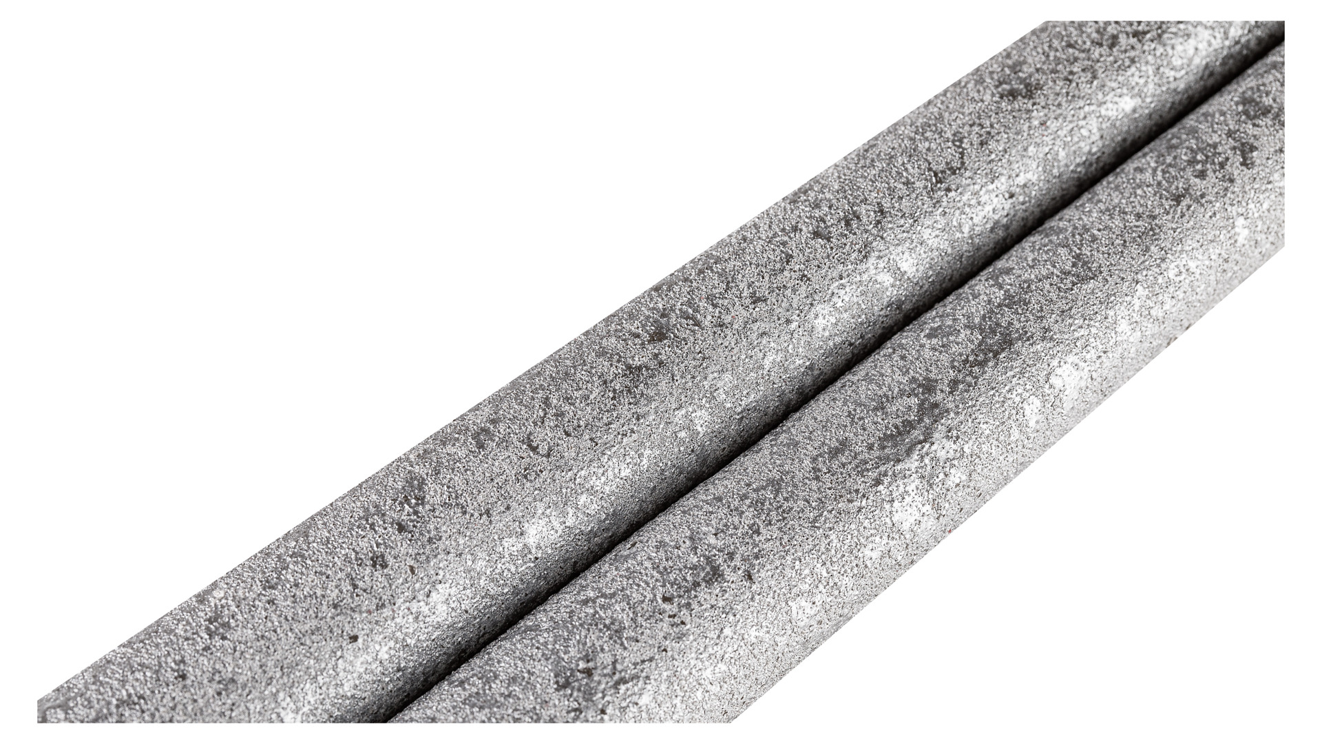 10618544 Luz your senses Набор свечей Luz your senses "Рустик" 30см, 2 шт (серебристый металлик) Парафин  - Вид №1