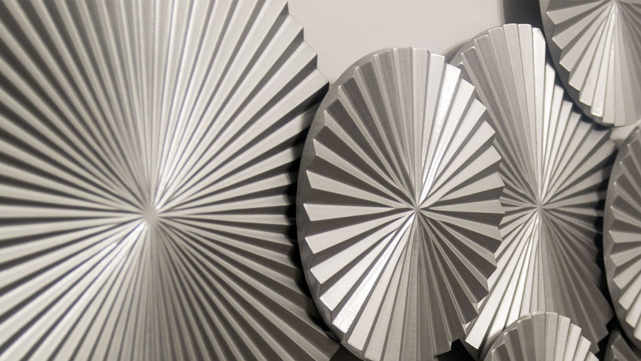 Панно декоративное настенное из дерева 175х160 см серебряное Silver-11 EVENHOME  00-3878821 Серебро  - Вид №1