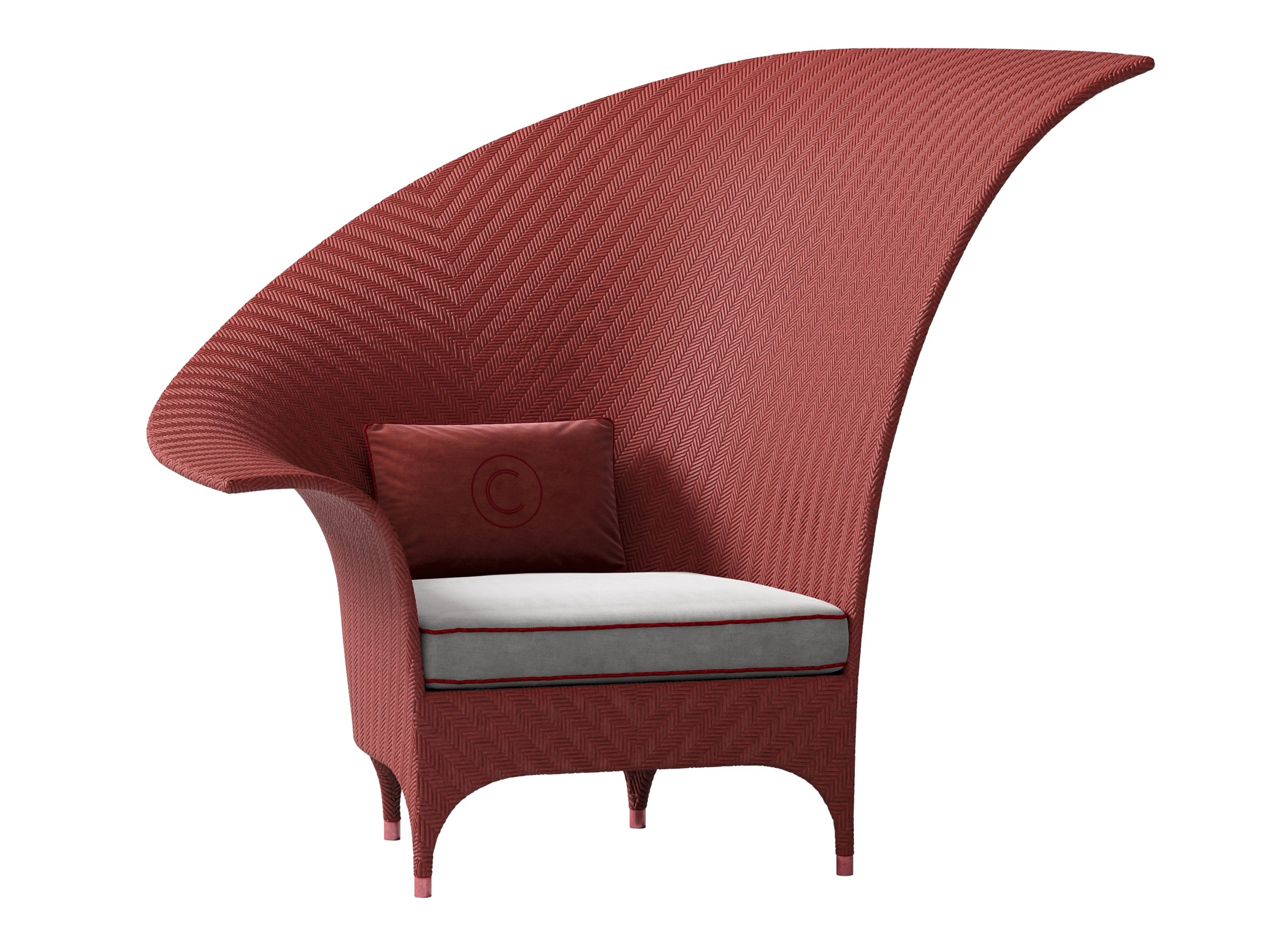 Садовое кресло из дерева и ткани CPRN HOMOOD открытый ARCH-00139127 - Вид №1