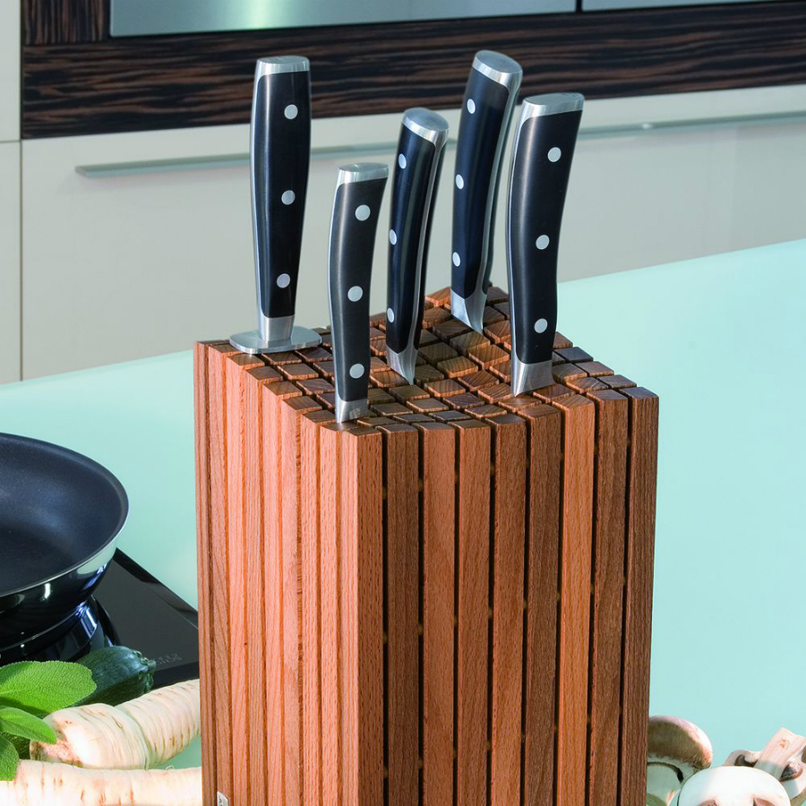 Нож кухонный Сантоку Classic Ikon с углублением на кромке, 17 см WUESTHOF W4176WUS - Вид №5