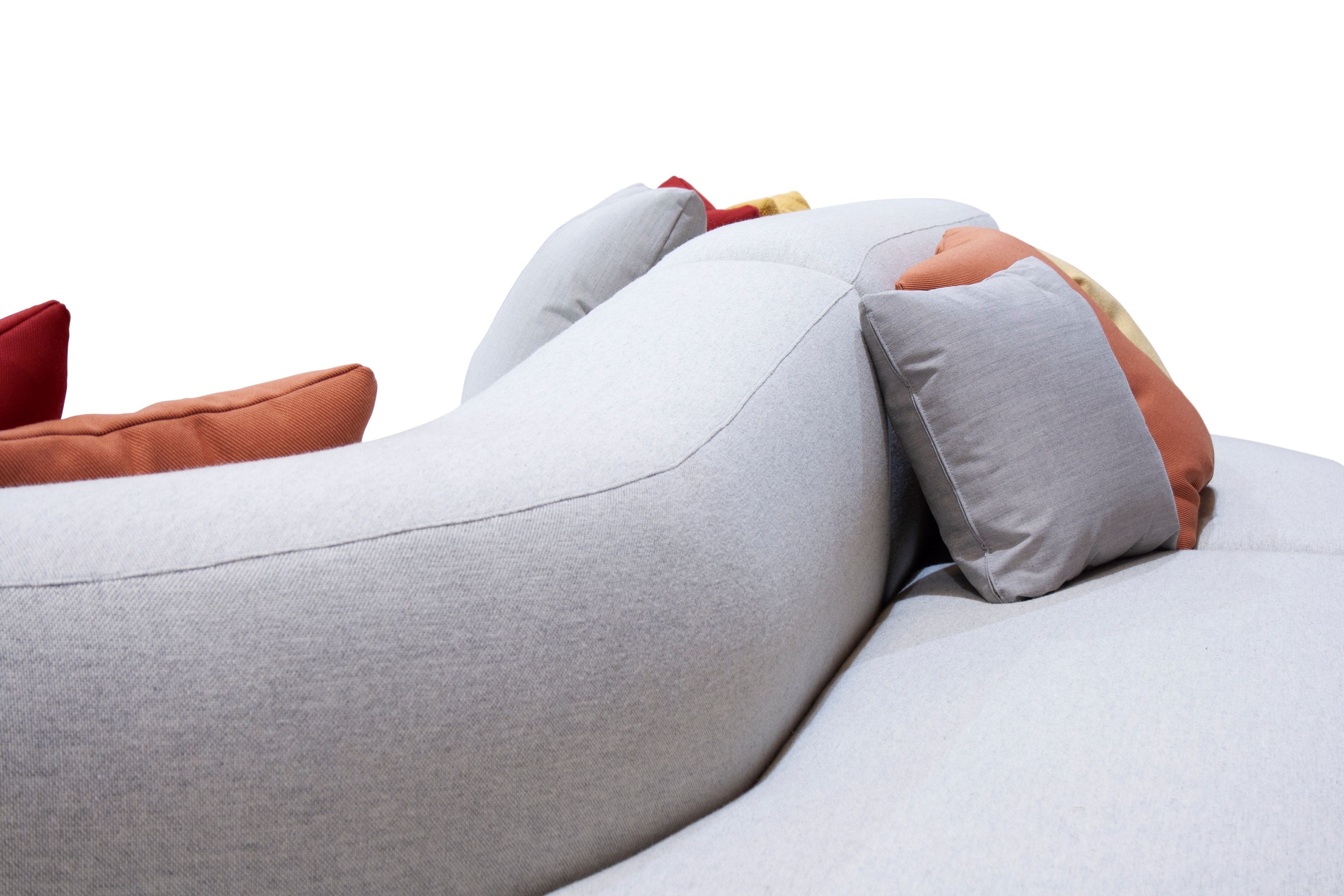 Двусторонняя изогнутая ткань диван CREARTE COLLECTIONS Lab Organic ARCH-00112827 - Вид №22