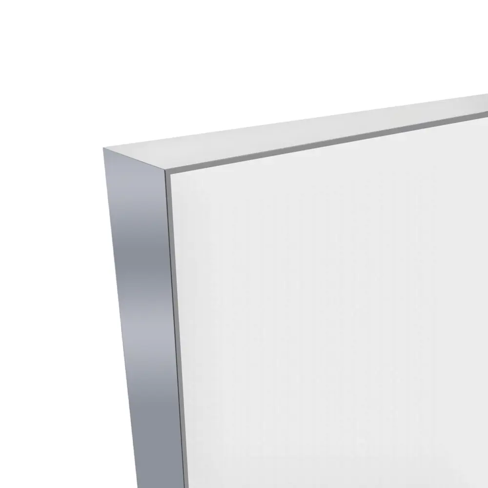 Дверь межкомнатная глухая с замком комплекте Invisible 60x210 см левая алюминиевая кромка цвет белый 89383022 STLM-2166524 VELLDORIS  - Вид №1