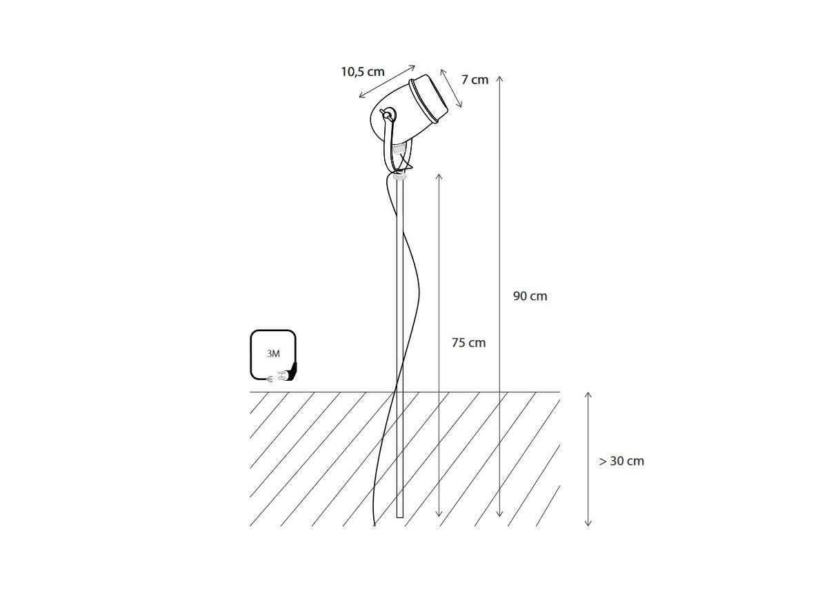 Латунный светодиодный световой столб Authentage Lighting Micro ARCH-00126756 - Вид №4