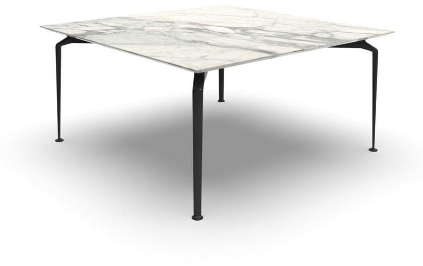 Talenti Квадратный садовый стол из керамогранита Cruise alu sun-id-1441914 - Вид №2