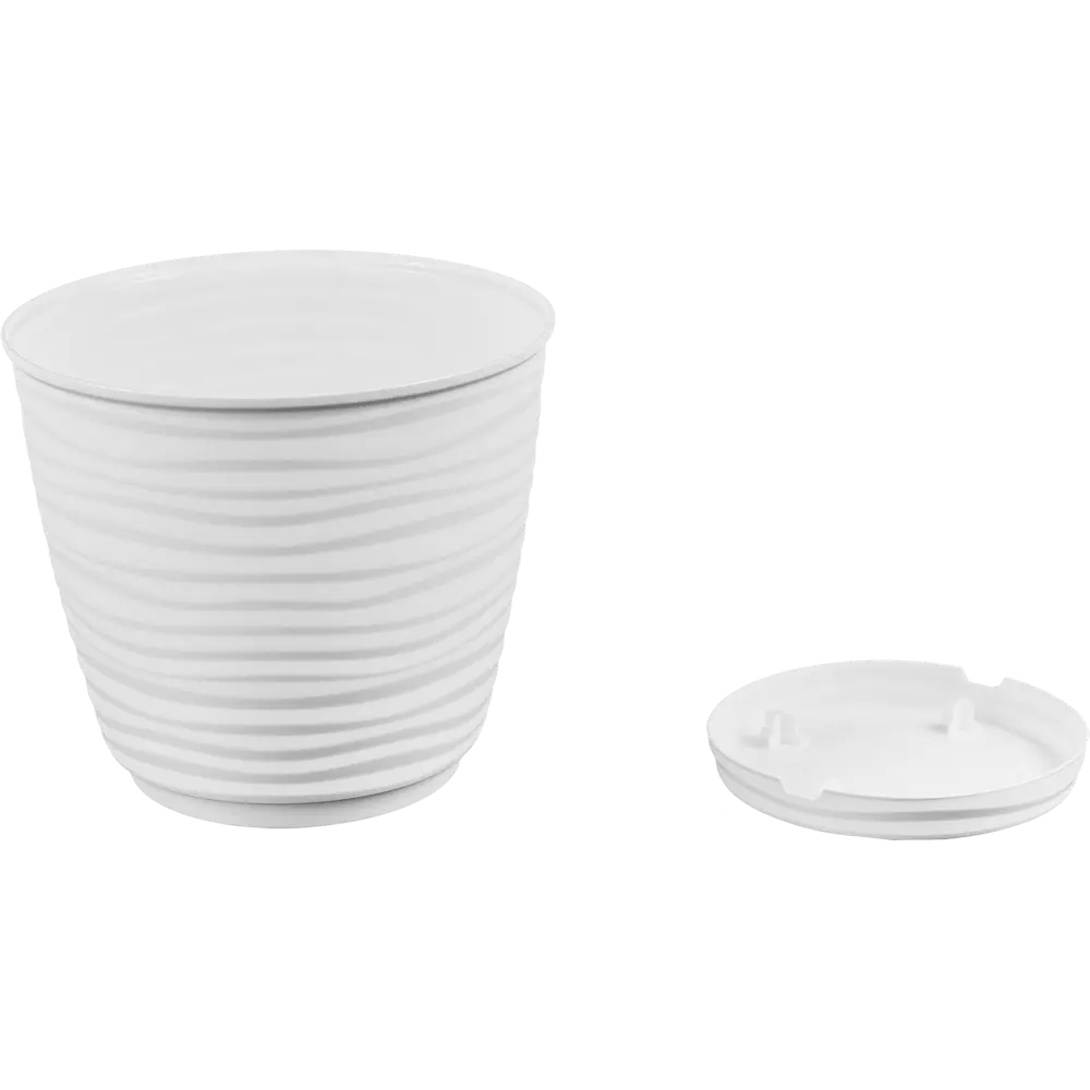 IDI LAND Горшок Saffron для комнатных растений белый 2.6 л 87179838 STLM-0073424 - Вид №1