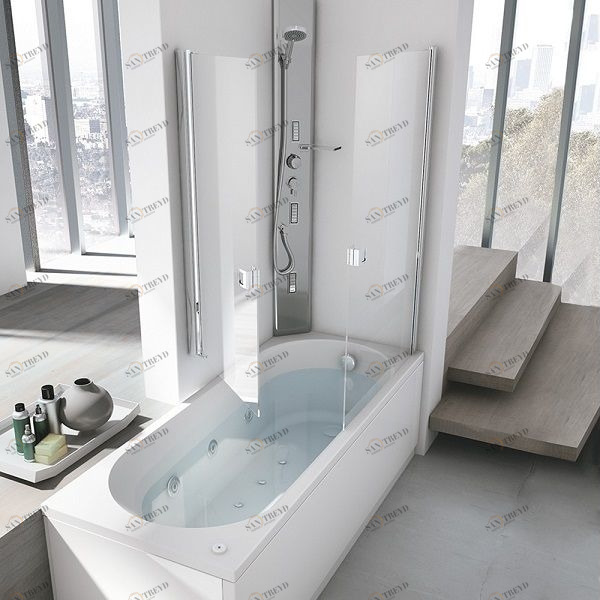 Ванна с душевой кабиной с гидро и аэромассажем Nova Box 160/70 см 3NVA7D6 Gruppo Geromin 