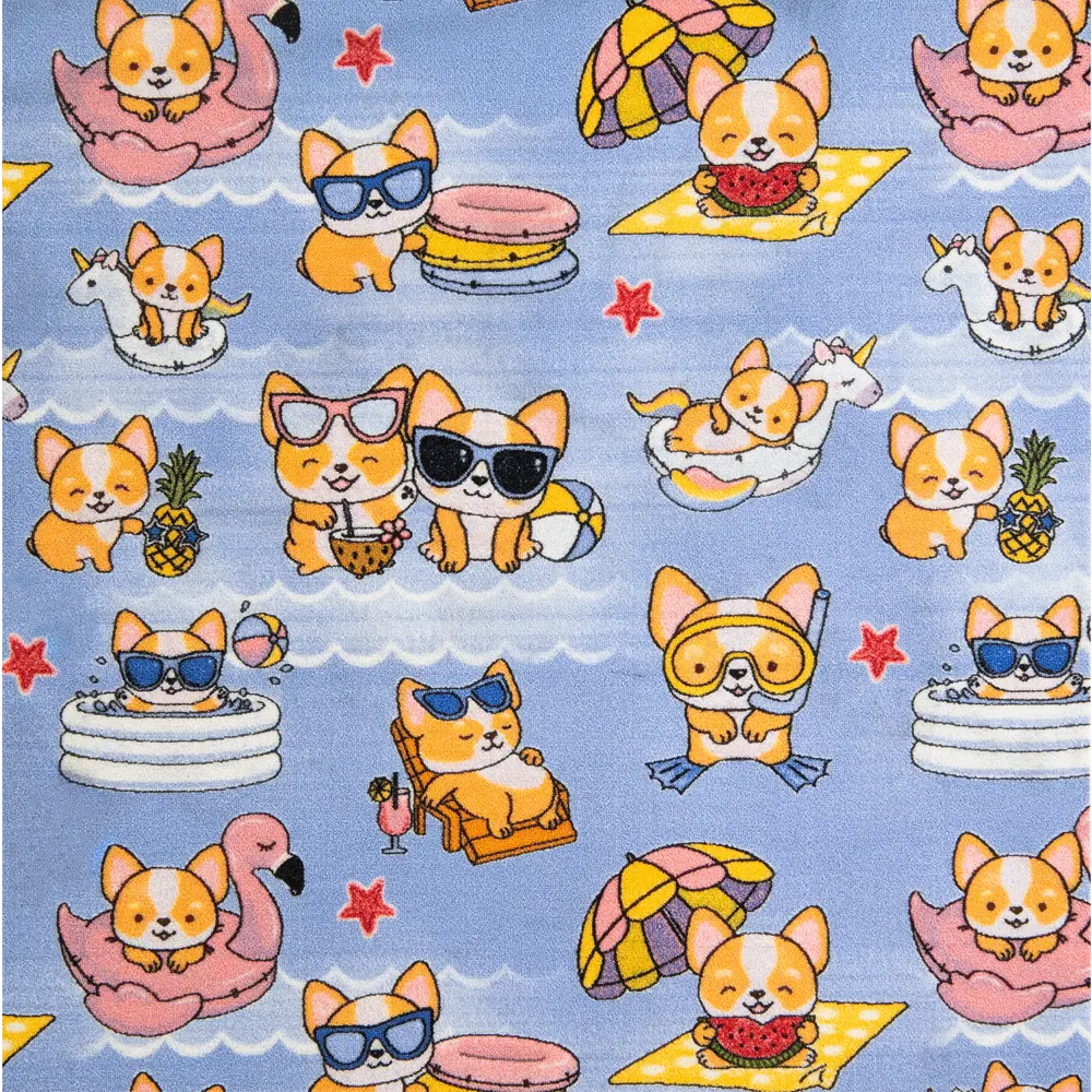 Ковровое покрытие полиамид Витебские ковры петлевой принт Корги, 2.5 м STLM-2141679