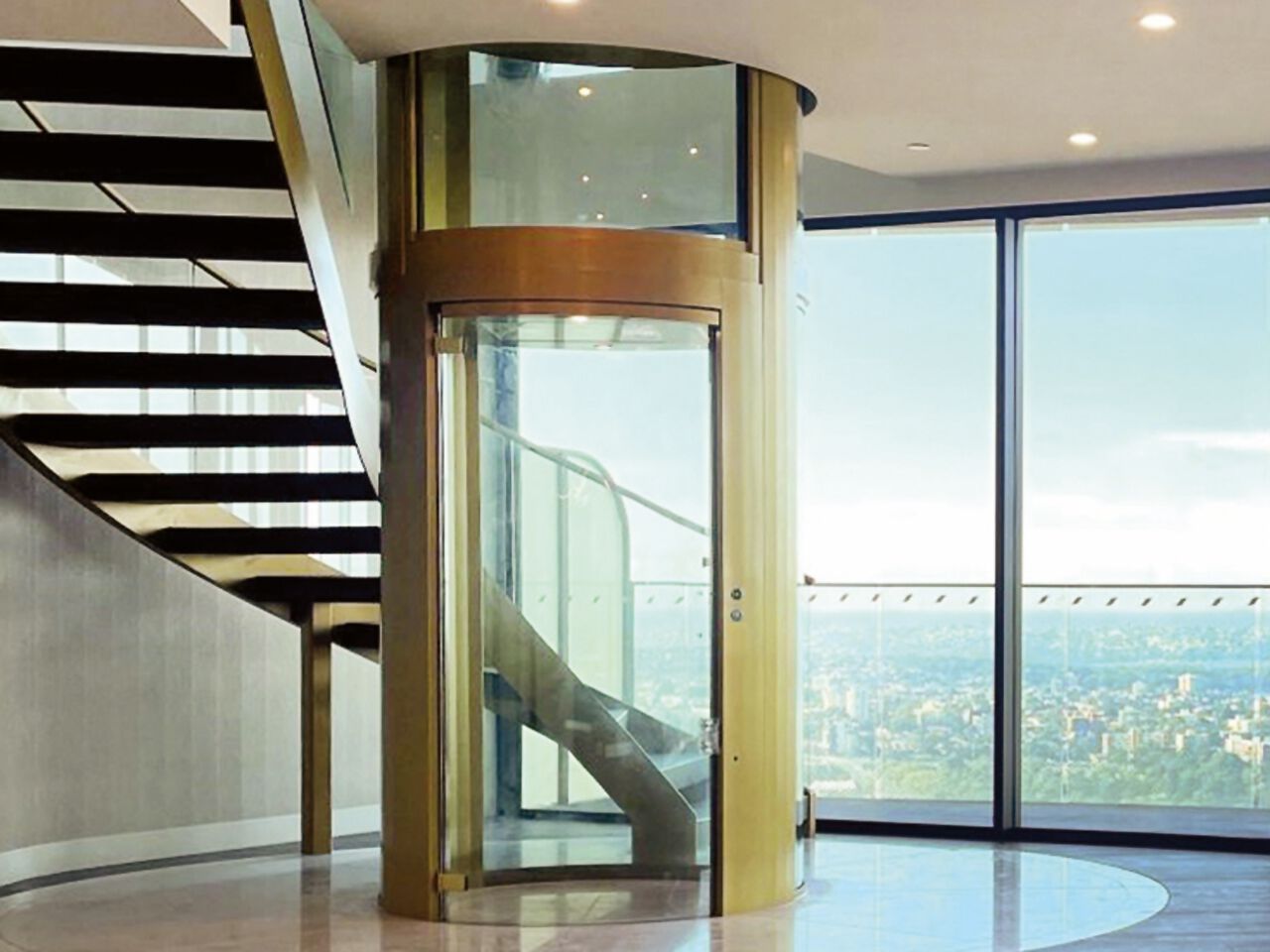 Внутренний гидравлический круглый мини-датчик NOVA Elevators специальный ARCH-00071049 - Вид №4