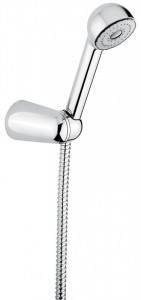 112CR Ручной душ 112: лейка, шланг, крепеж, цвет хром
