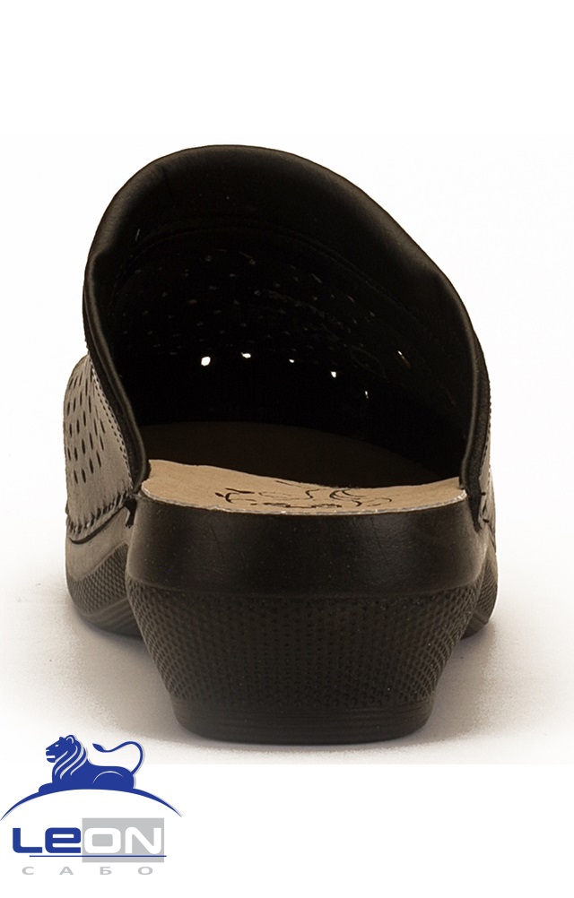 62037 Сабо "Leon LIGHT" женские черные LEON  Сабо и сланцы размер 39  - Вид №4