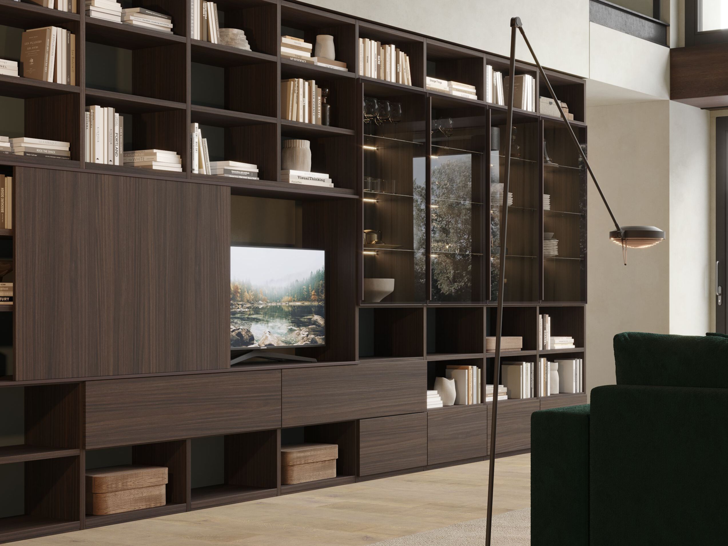 Оборудованная стена Giessegi день за днем ARCH-00038246 - Вид №2