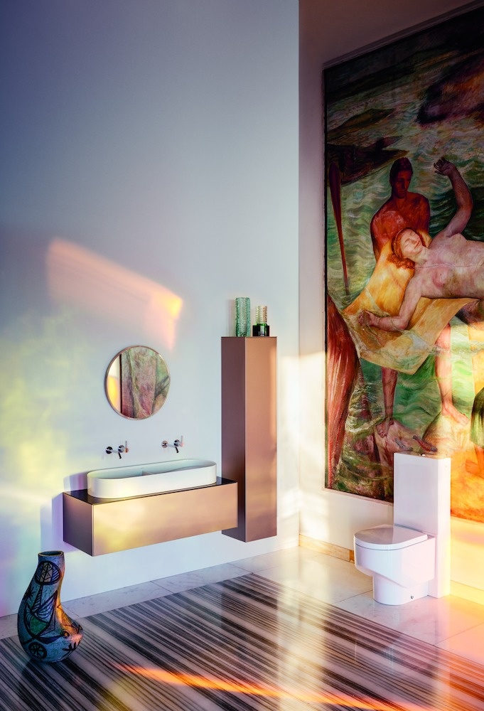 H4054710341431 Шкафчик, 1 ящик, совместим с раковиной-чашей 812348, 812349, с отверстием в центре LAUFEN PRO - Вид №10