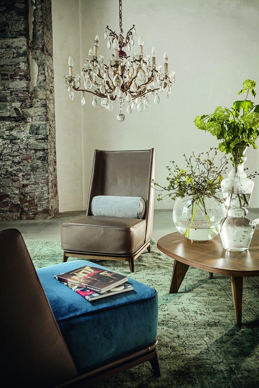 Vibieffe Кресло из кожи или ткани с высокой спинкой 430 opera sun-id-1515352 - Вид №1