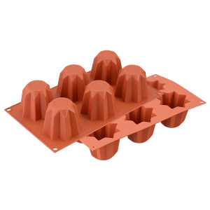 26.100.63.0065 Форма для приготовления пирожных mini pandoro силиконовая Silikomart