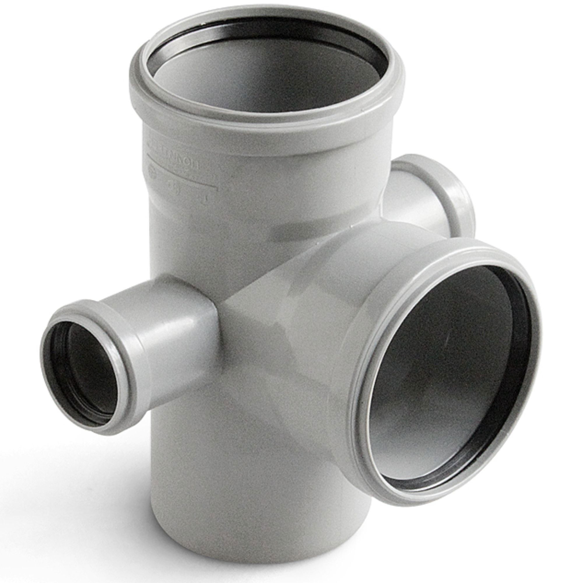 Крестовина канализационная двухплоскостная ПОЛИТРОН 110×50×50×110 мм 87° 81952628 STLM-0014899