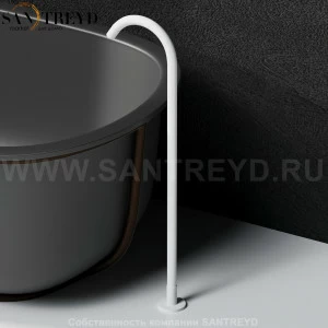 Смеситель ARUB1400000Z FEZ 2 для ванны белый матовый