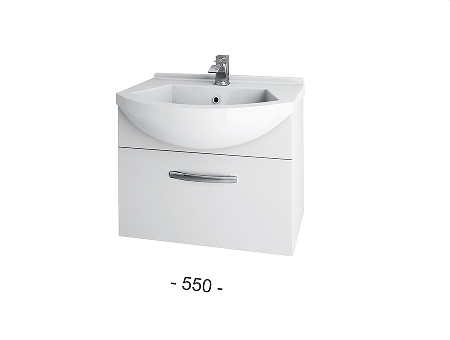 Тумба Alfa 55 new, 1 ящ DREJA 990305 - Вид №1