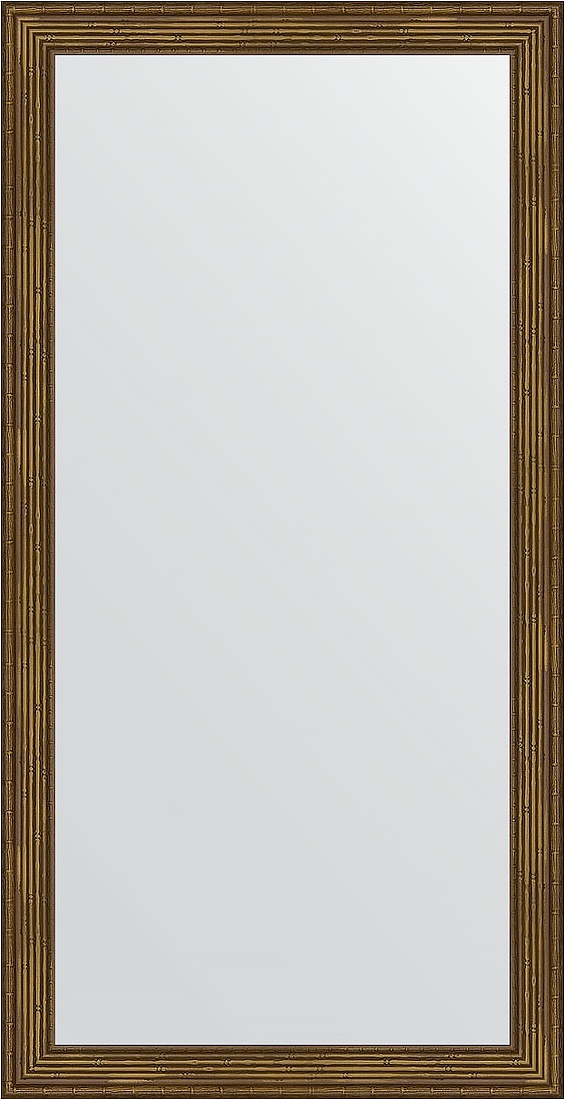 BY 1054 Зеркало в багетной раме - сухой тростник 51 mm EVOFORM Definite