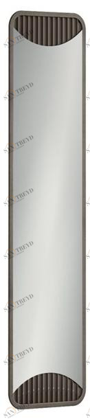 Carpanese Home Прямоугольное зеркало в настенной раме Contemporary 7328