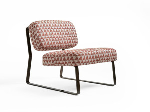 Кресло для салазок из ткани без подлокотников