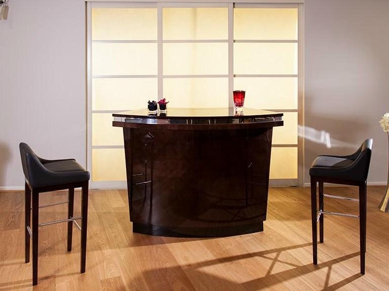 HUGUES CHEVALIER Высокий табурет со спинкой Iconic sun-id-1512192 - Вид №3