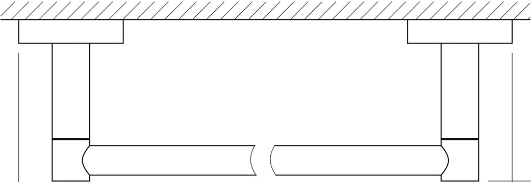 HAR 026 Штанга для полотенца 40 cm ARTWELLE Harmonie - Вид №1