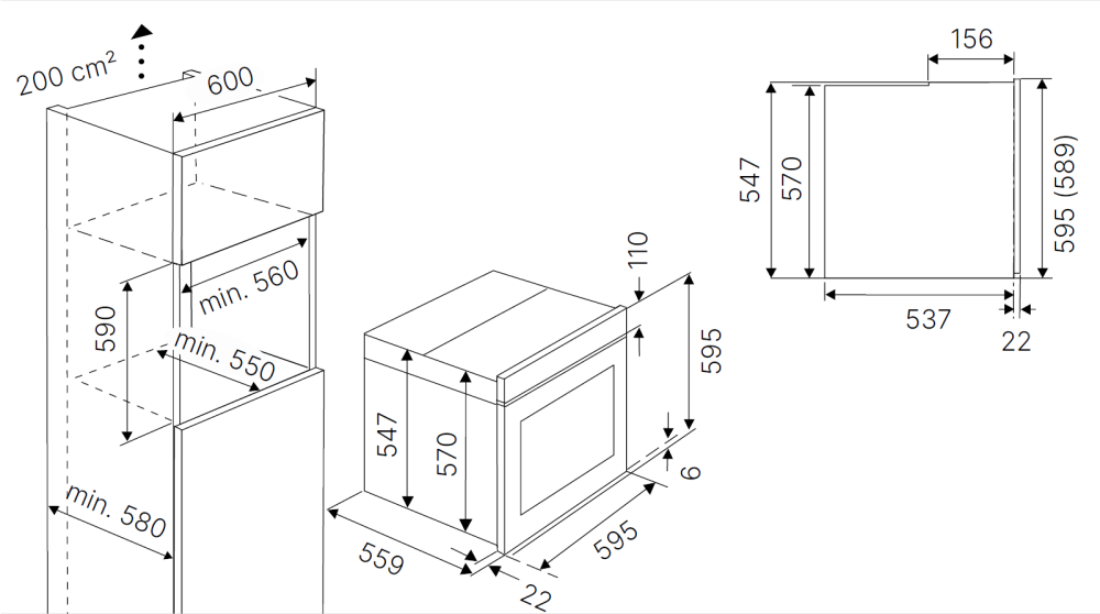 9256043 Электрический духовой шкаф Kuppersbusch BP 6381.0 S3 черный STDN-0028606 - Вид №1